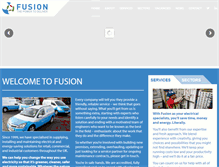 Tablet Screenshot of fusionelectrics.co.uk